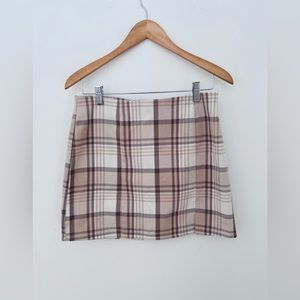 Mini Skirt Plaid Forever21